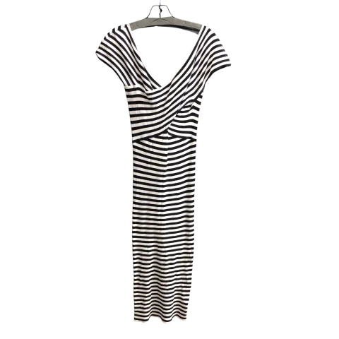 Dress Casual Midi By Cmc In Striped Pattern, Size: L Trendy Boho Midi Dress