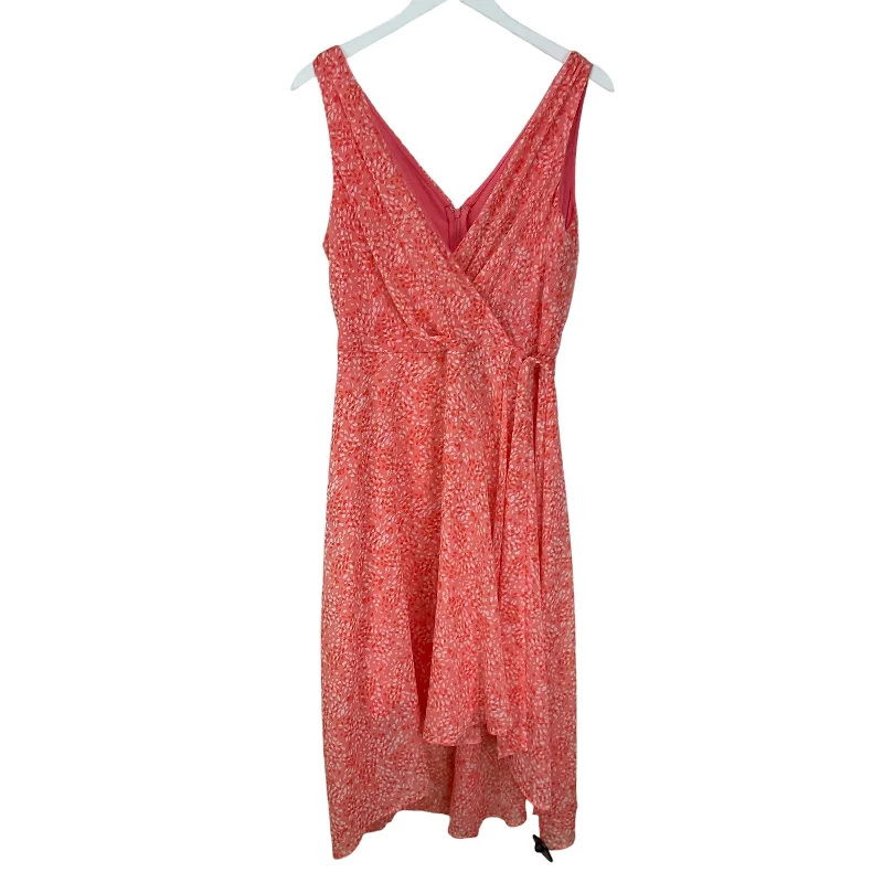 Dress Casual Midi By Dkny In Orange, Size: 10 Stylish Button-Down Midi Dress