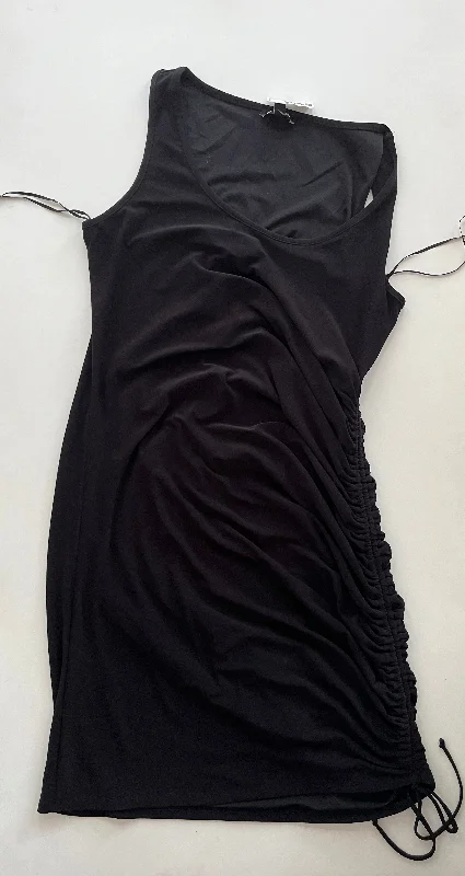 Dress Casual Midi By Express In Black, Size: L Fashionable Chiffon Midi Dress