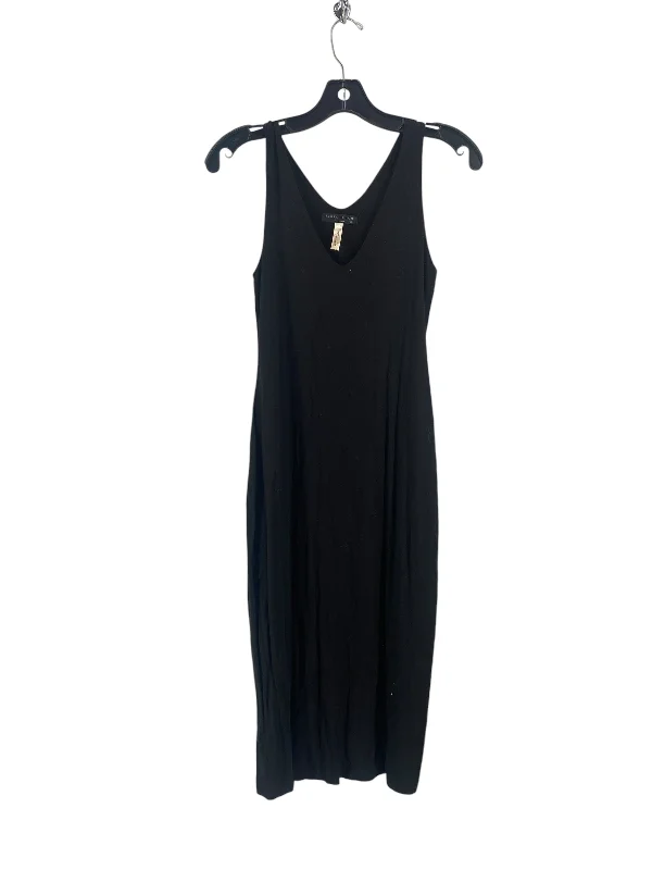 Dress Casual Midi By Final Touch In Black, Size: S Fashionable Pleated Midi Dress