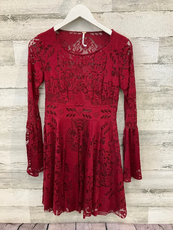 Dress Casual Midi By Free People In Purple, Size: S Stylish Color Block Midi Dress
