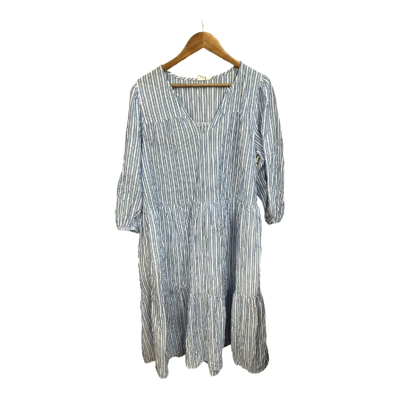 Dress Casual Midi By Gap In Striped Pattern, Size: M Comfortable Floral Print Midi Dress Dress Casual Midi By Gap In Striped Pattern, Size: M Comfortable Floral Print Midi Dress