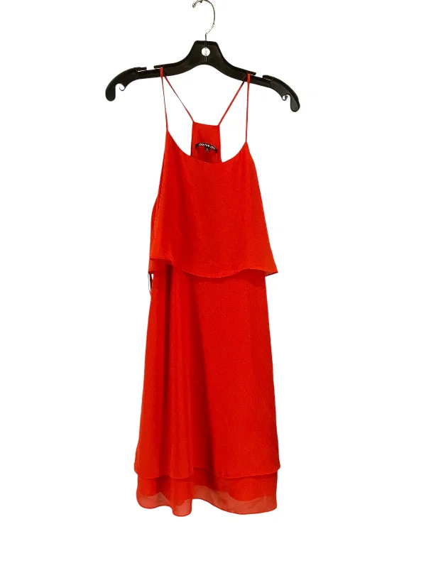 Dress Casual Midi By Gianni Bini In Orange, Size: 8 Cozy Knit Midi Dress