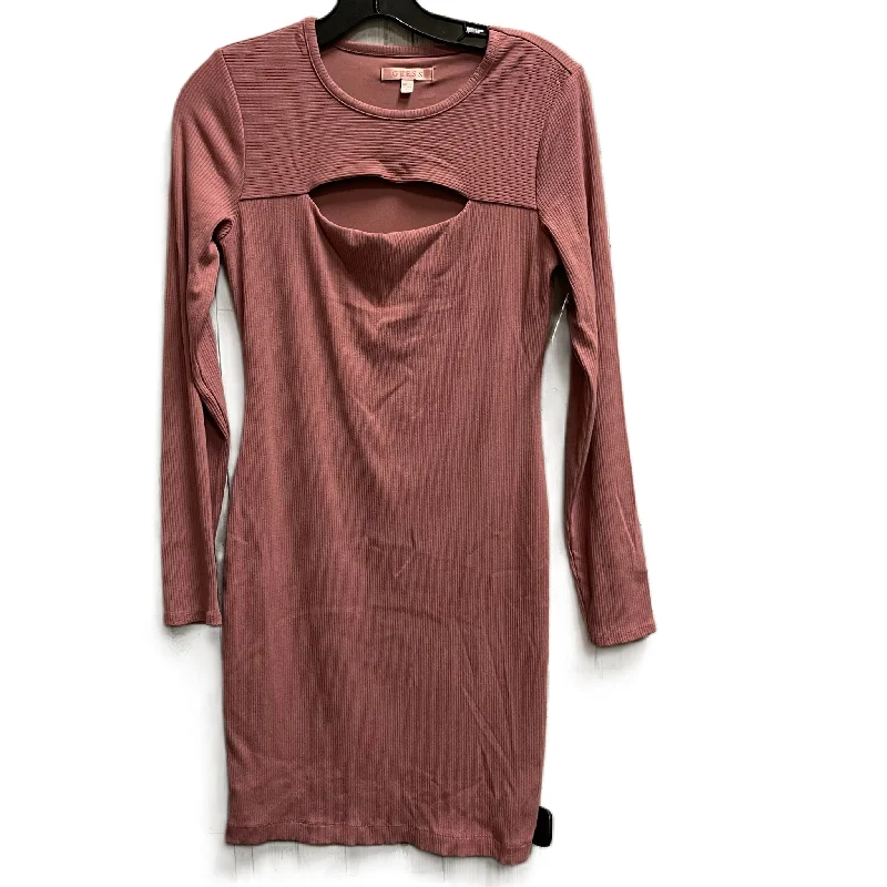 Dress Casual Midi By Guess In Purple, Size: M Cozy Knit Midi Dress