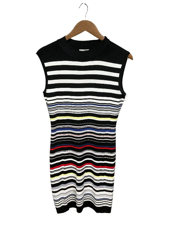 Dress Casual Midi By Halogen In Multi-colored, Size: M Elegant Maxi-Midi Hybrid Dress Dress Casual Midi By Halogen In Multi-colored, Size: M Elegant Maxi-Midi Hybrid Dress
