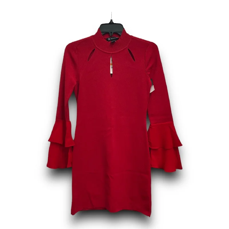 Dress Casual Midi By Inc In Red, Size: S Comfortable Casual Midi Dress