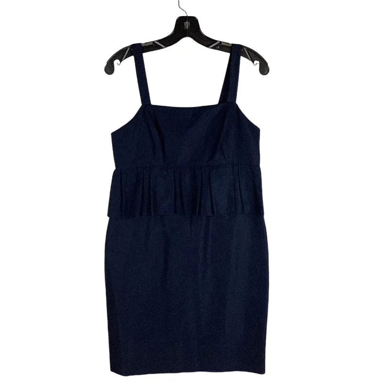 Dress Casual Midi By J. Crew In Navy, Size: 10 petite Fashionable Pencil Midi Dress