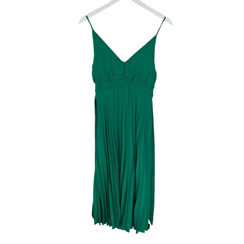 Dress Casual Midi By Jessica Simpson In Green, Size: M Elegant Faux Wrap Midi Dress