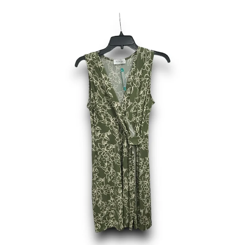 Dress Casual Midi By Kaleigh In Green, Size: L Fashionable Chiffon Midi Dress