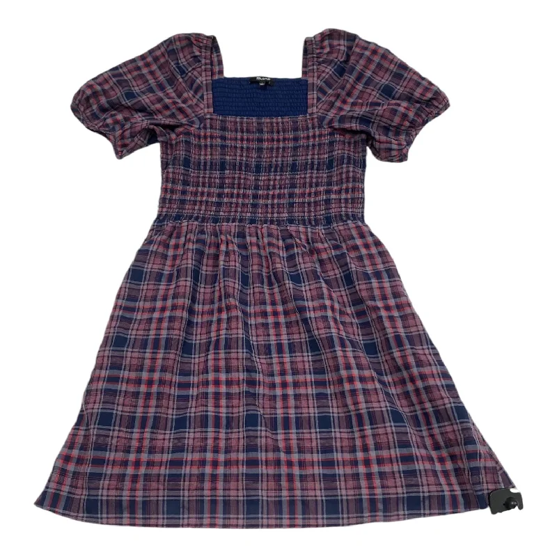 Dress Casual Midi By Madewell In Multi-colored, Size: S Trendy Smocked Detail Midi Dress Dress Casual Midi By Madewell In Multi-colored, Size: S Trendy Smocked Detail Midi Dress