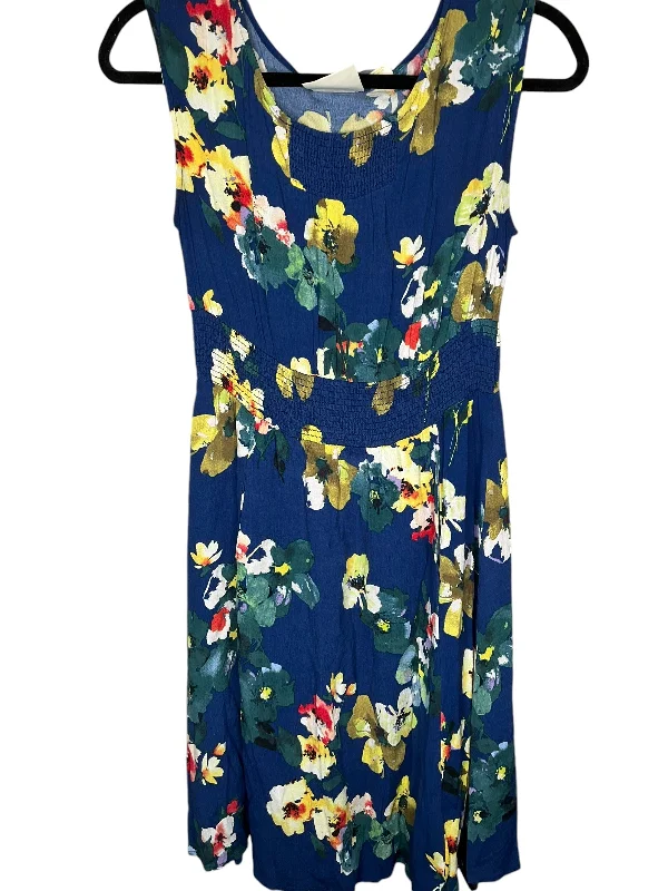 Dress Casual Midi By Maeve In Blue, Size: Xs Fashionable Wide Leg Midi Dress