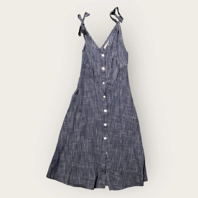 Dress Casual Midi By Marled In Navy, Size: S Elegant Pleated Detail Midi Dress