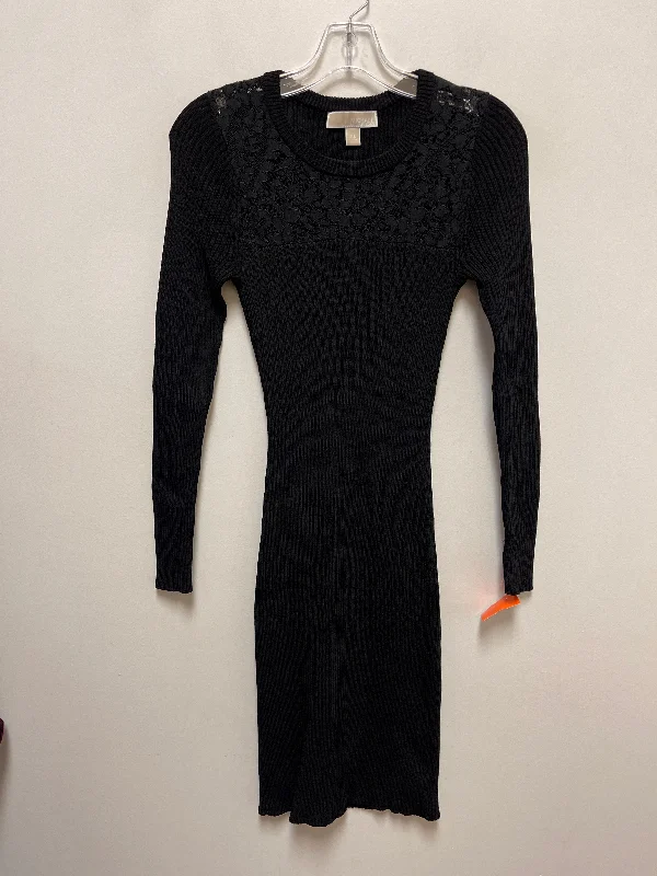 Dress Casual Midi By Michael By Michael Kors In Black, Size: Xs Cozy Tie-Dye Midi Dress Dress Casual Midi By Michael By Michael Kors In Black, Size: Xs Cozy Tie-Dye Midi Dress