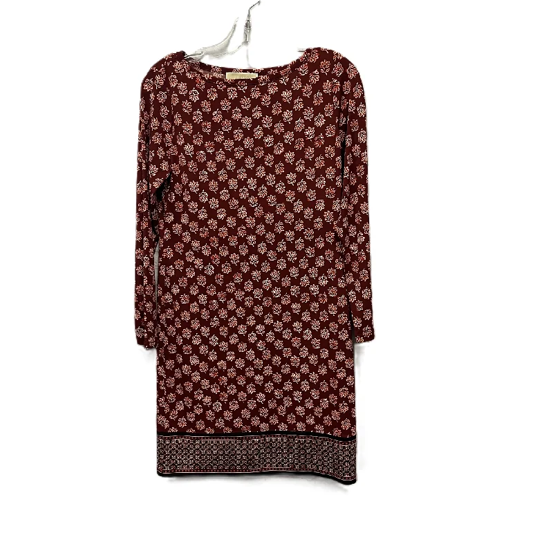 Dress Casual Midi By Michael By Michael Kors In Orange, Size: Xs Elegant Faux Wrap Midi Dress Dress Casual Midi By Michael By Michael Kors In Orange, Size: Xs Elegant Faux Wrap Midi Dress
