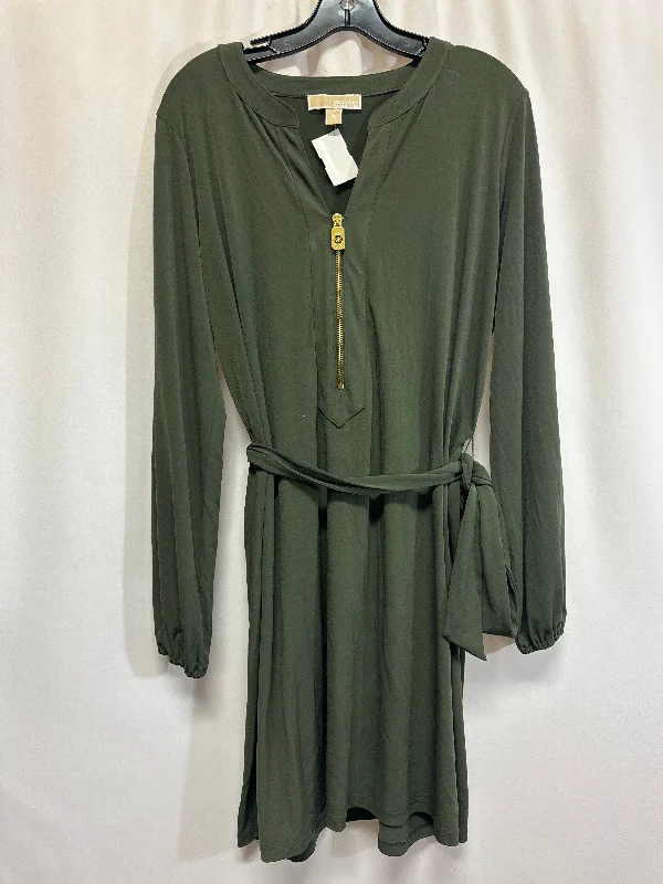 Dress Casual Midi By Michael Kors In Green, Size: Xl Comfortable Knitwear Midi Dress Dress Casual Midi By Michael Kors In Green, Size: Xl Comfortable Knitwear Midi Dress