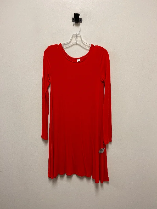 Dress Casual Midi By Old Navy In Orange, Size: Petite S Elegant Puff Sleeve Midi Dress Dress Casual Midi By Old Navy In Orange, Size: Petite S Elegant Puff Sleeve Midi Dress