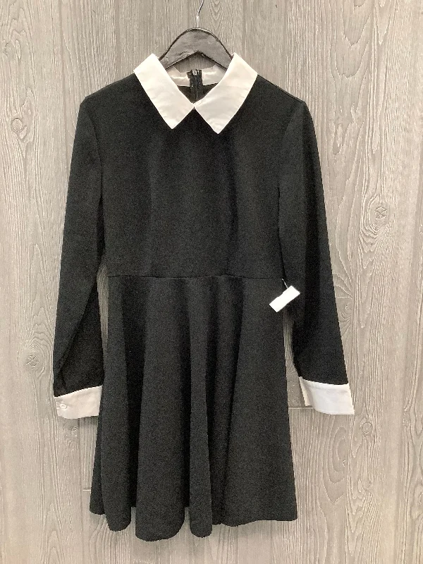 Dress Casual Midi By Shein In Black, Size: M Comfortable Draped Midi Dress
