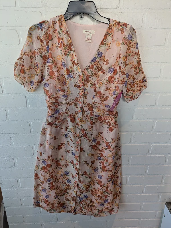 Dress Casual Midi By Sundance In Peach, Size: S Fashionable Off-Shoulder Dress Midi