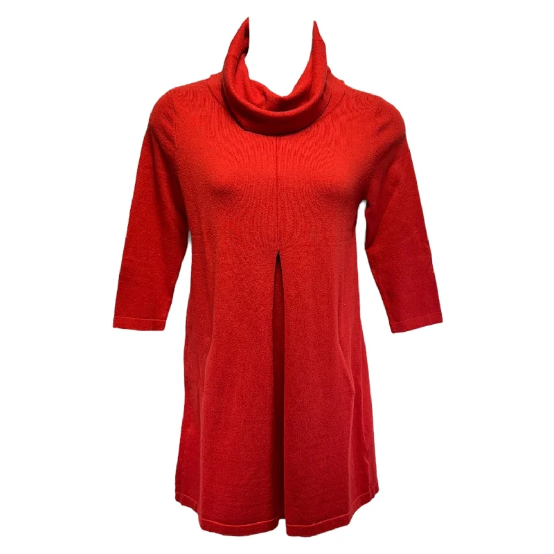 Dress Casual Midi By Tyler Boe In Red, Size: M Trendy Shift Midi Dress
