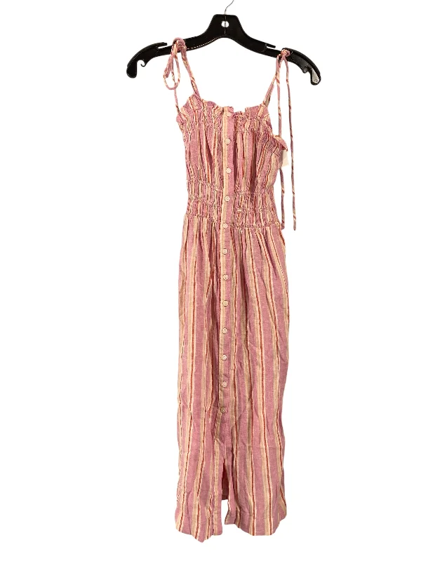 Dress Casual Midi By Universal Thread In Pink, Size: Xs Fashionable High-Neck Midi Dress Dress Casual Midi By Universal Thread In Pink, Size: Xs Fashionable High-Neck Midi Dress