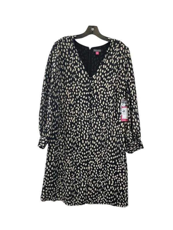 Dress Casual Midi By Vince Camuto In Animal Print, Size: Xl Elegant Pleated Detail Midi Dress Dress Casual Midi By Vince Camuto In Animal Print, Size: Xl Elegant Pleated Detail Midi Dress