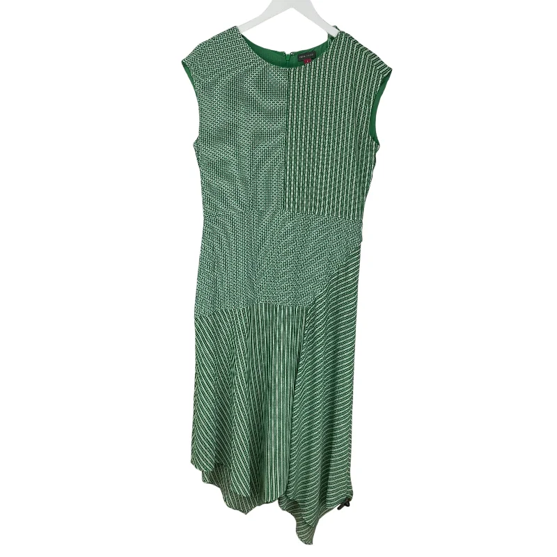 Dress Casual Midi By Vince Camuto In Green, Size: 8 Comfortable Draped Midi Dress