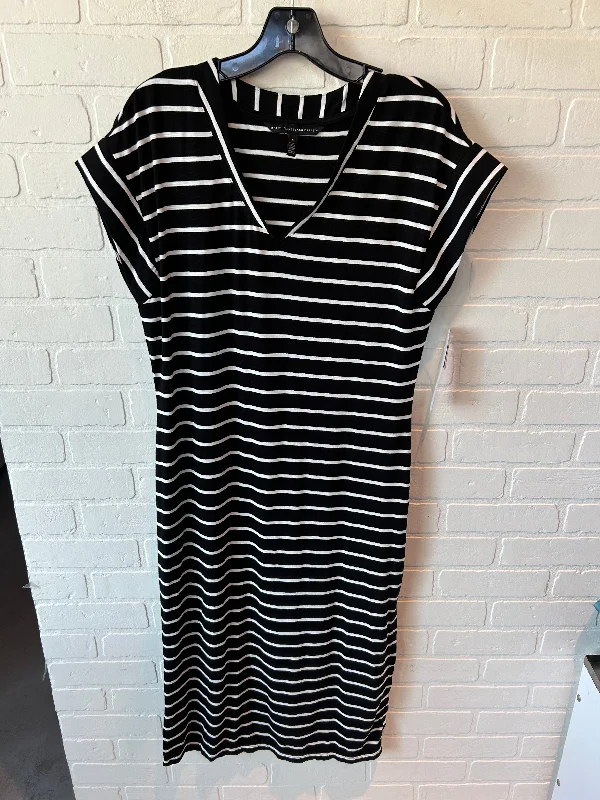 Dress Casual Midi By White House Black Market In Black & White, Size: S Fashionable Polka Dot Midi Dress Dress Casual Midi By White House Black Market In Black & White, Size: S Fashionable Polka Dot Midi Dress