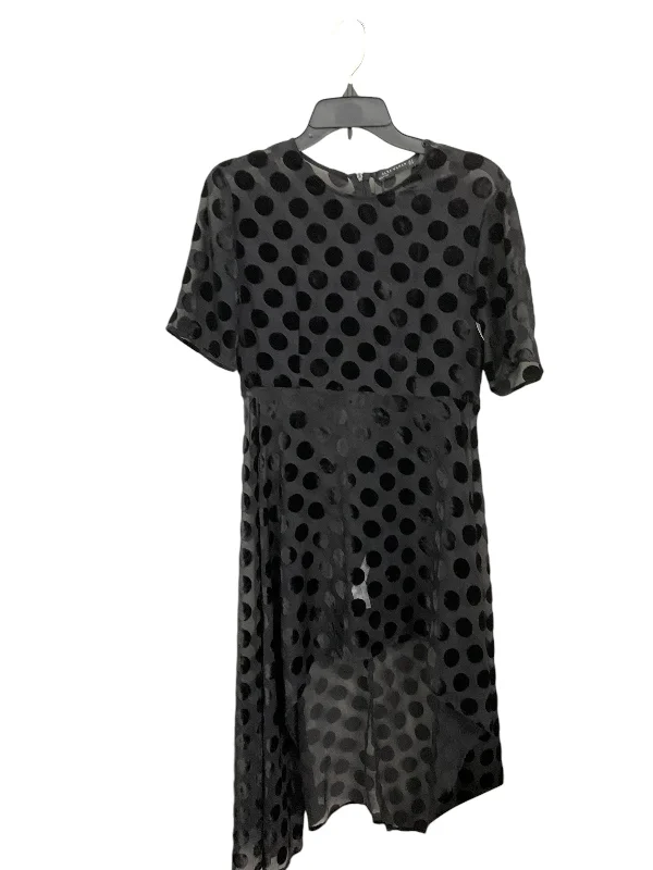 Dress Casual Midi By Zara Women In Black, Size: M Cozy Wide Strap Midi Dress