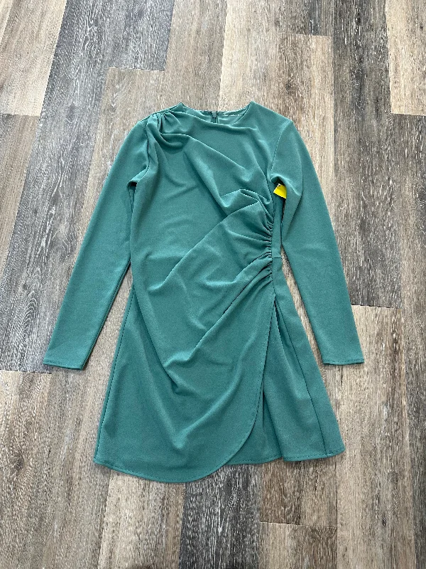 Dress Party Midi By Abercrombie And Fitch In Green, Size: M Trendy Smocked Waist Midi Dress
