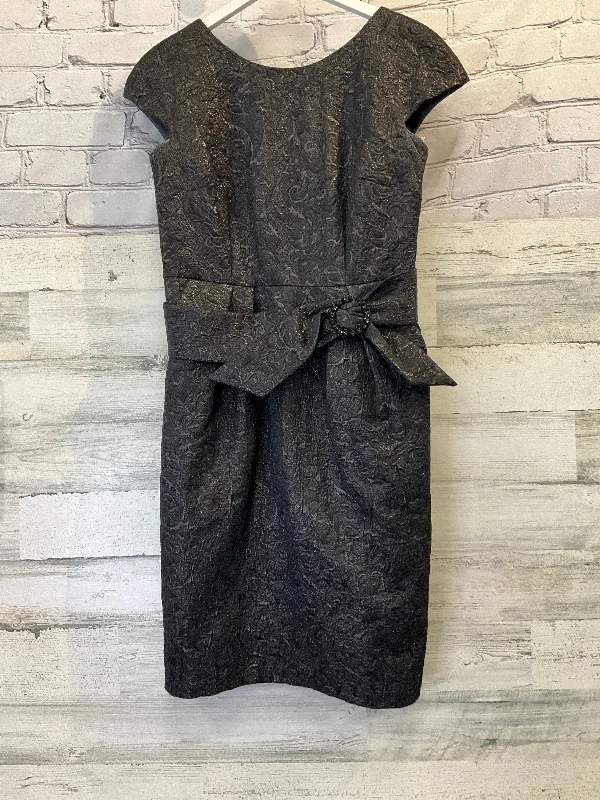 Dress Party Midi By Alex Evenings In Black, Size: M Elegant Velvet Midi Dress
