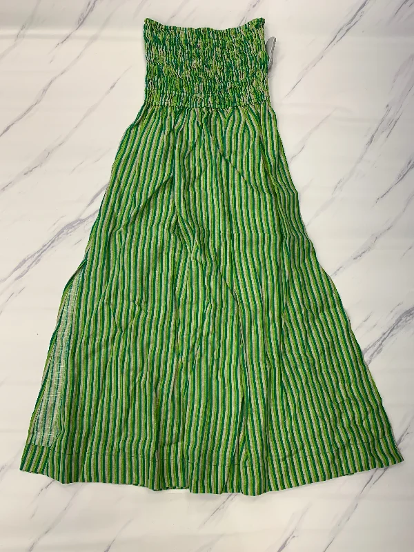 Dress Party Midi By Cma In Green, Size: L Stylish Halter Neck Midi Dress