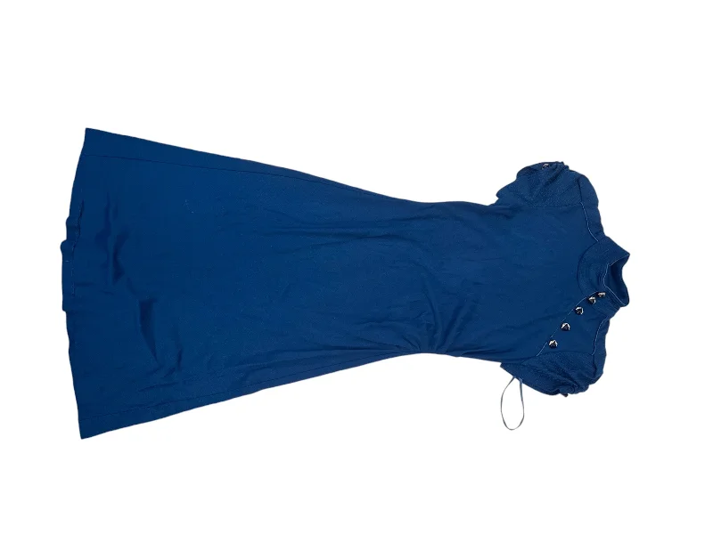 Dress Party Midi By Diane Von Furstenberg In Blue, Size: 2 Trendy Shift Midi Dress