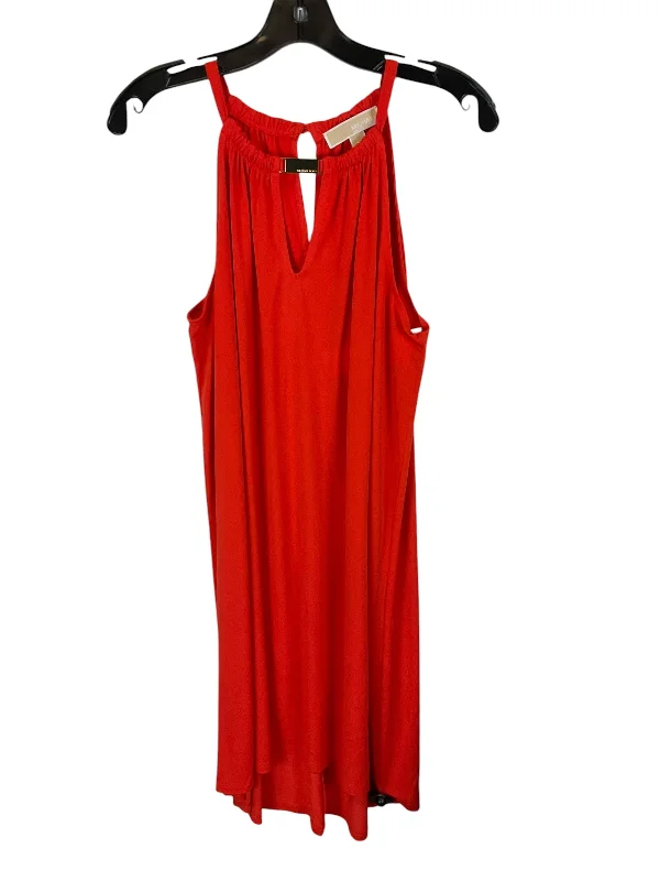 Dress Party Midi By Michael By Michael Kors In Orange, Size: M Fashionable Pencil Midi Dress Dress Party Midi By Michael By Michael Kors In Orange, Size: M Fashionable Pencil Midi Dress