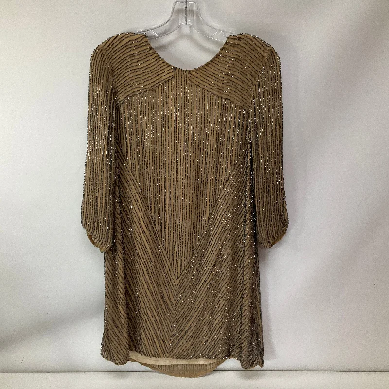 Dress Party Midi By Parker In Gold, Size: M Fashionable Wide Leg Midi Dress