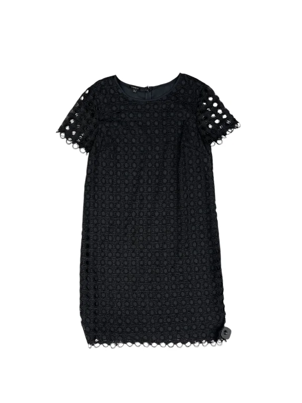 Dress Party Midi By Talbots In Black, Size: 8 Stylish Button-Up Midi Dress