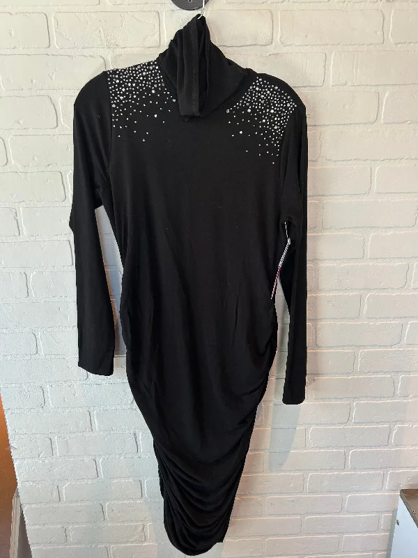 Dress Party Midi By Vince Camuto In Black, Size: M Elegant Sleeveless Midi Dress