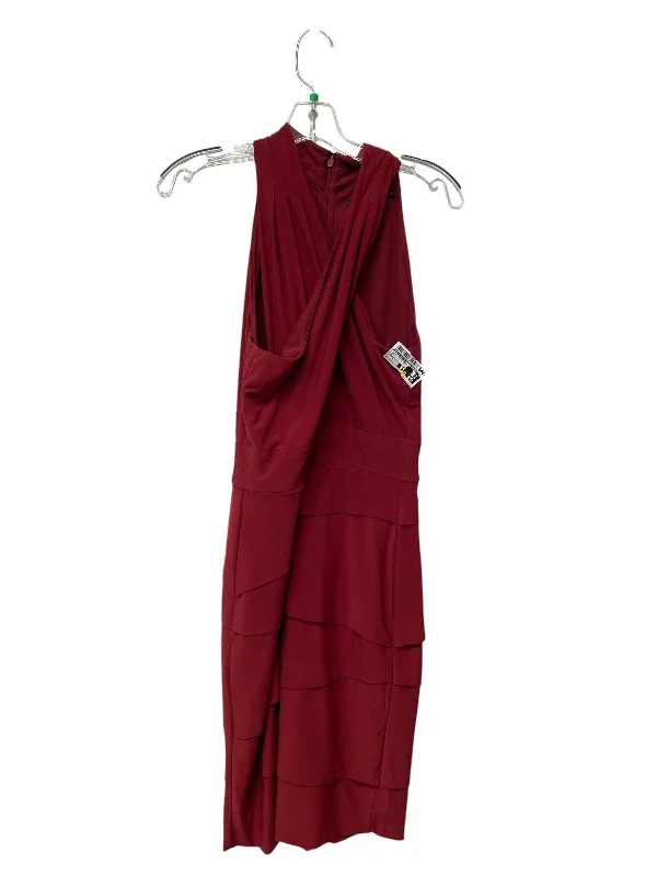 Dress Party Midi By White House Black Market In Red, Size: 8 Trendy Boho Midi Dress