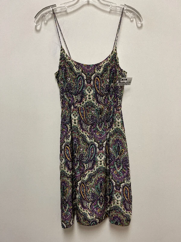 Dress Casual Midi By J. Crew In Multi-colored, Size: Xs Trendy Boho Midi Dress